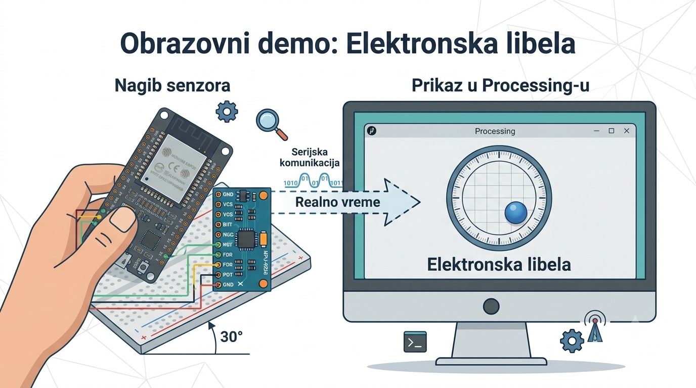 Demo elektronske libele
