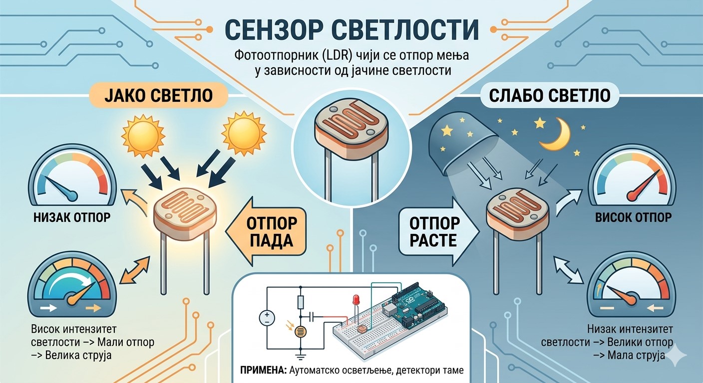 Senzor osvetljenja LDR