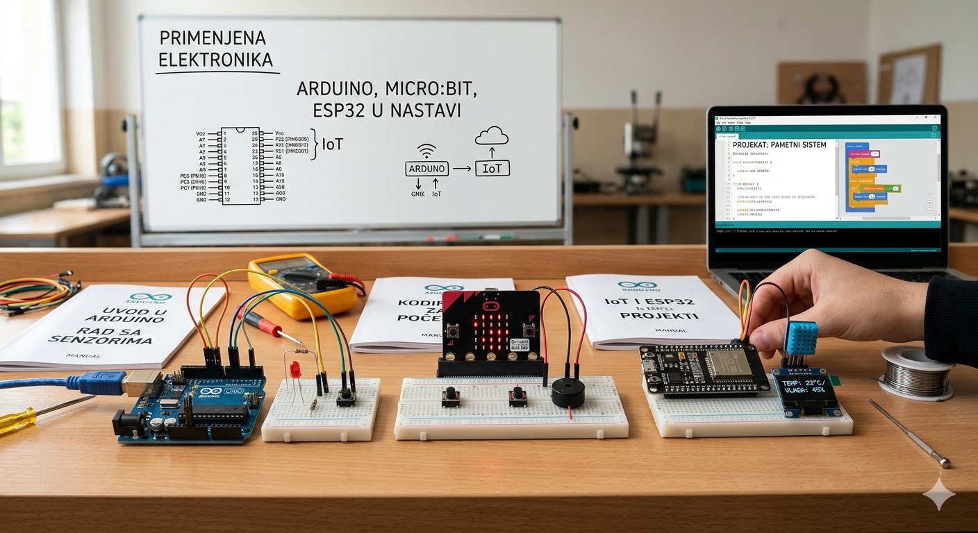Arduino, Microbit i ESP32 u nastavi primenjene elektronike