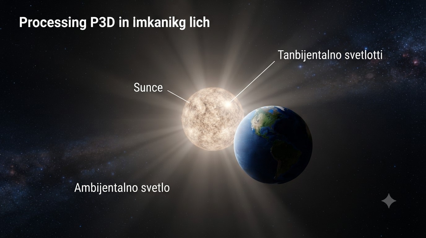 Осветљење у 3D Processing-у