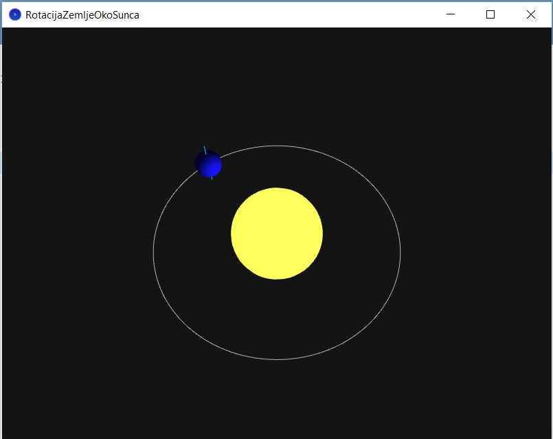 Сунце и Земља у 3D Processing-у